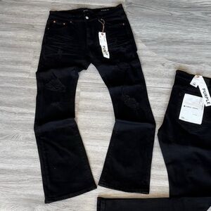 Purple Brand MENS Straight Leg Black Jeans